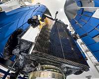 Advanced Extremely High Frequency satellite packed and prepared to join the constellation