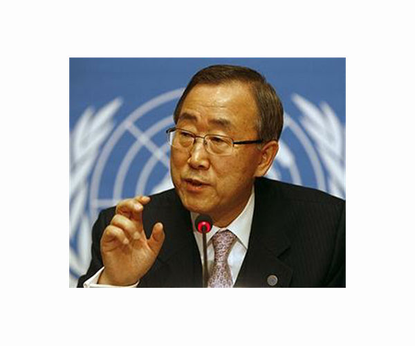 Former UN chief Ban Ki-moon meets Myanmar junta chief