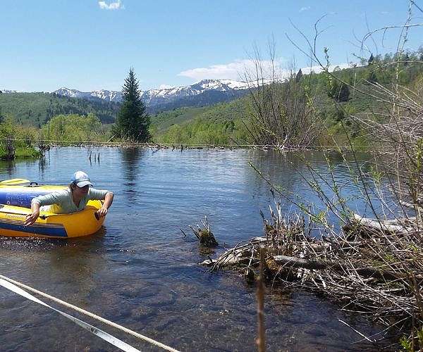 Beaver ponds with deeper sediments store more nitrogen, simple mapping reveals