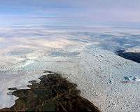 Jakobshavn glacier grows for third straight year