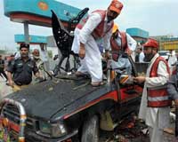 24 militants, six civilians killed in Pakistan unrest