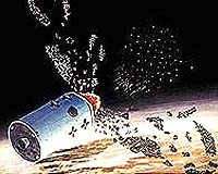Security, life threatened by space junk, weapons: report