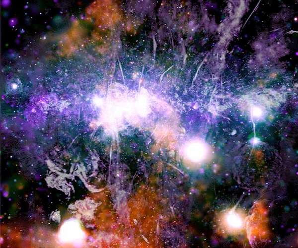Spinning stars shed new light on strange signal coming from galactic center
