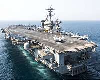 F/A-18F launched from USS Theodore Roosevelt crashes into Philippine Sea