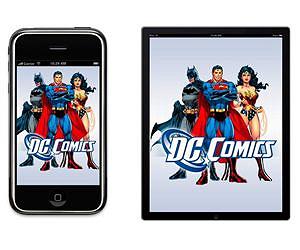 Pow! Superheroes jump from print to tablets