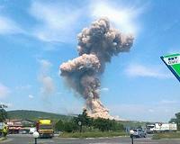 Thousands evacuated as explosions spark fire at Ukraine arms depot
