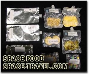 Space food, shuttle tiles for sale by NASA