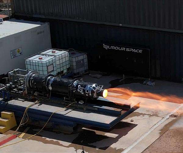 Gilmour Space fires up for 2022 with Australia's largest rocket engine test