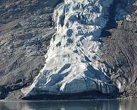The melting ice makes the sea around Greenland less saline