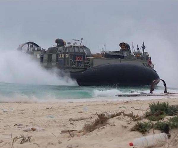 Navy receives two new hovercraft vessels, and the USNS Newport