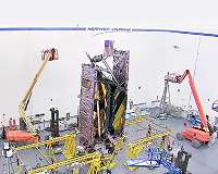 NASA's James Webb Space Telescope fully stowed