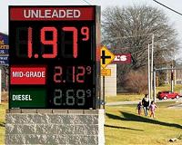 Retail gas prices may be at seasonal low point