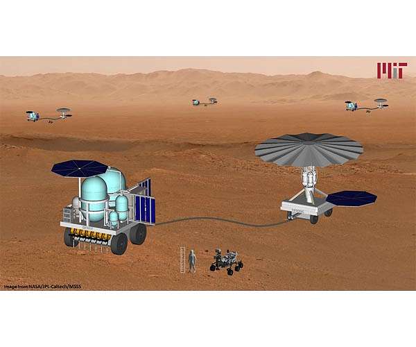 MIT design for Mars propellant production trucks wins NASA competition