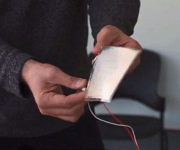 Researchers develop a paper-thin loudspeaker