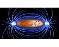 Molecular trick alters rules of attraction for non-magnetic metals