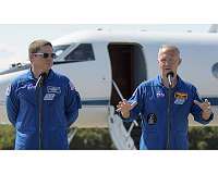 Barrett, Raymond speak with U.S. astronaut ahead of historic launch