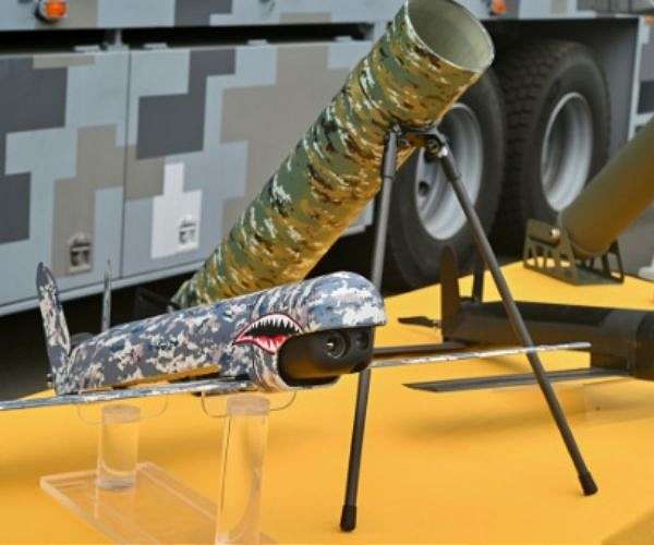 Taiwan unveils portable attack drone as China tensions rise