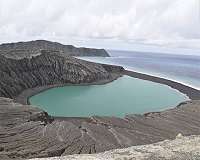 Volanic eruption creates new island in Tongan archipelago
