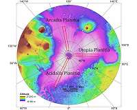 Novel Technique Quickly Maps Young Ice Deposits and Formations on Mars