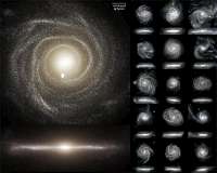 Galactic fountains and carousels: order emerging from chaos