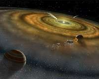 Astronomers discover how long-lived Peter Pan discs evolve