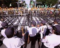 Anti-China protests bring Taiwan capital to standstill
