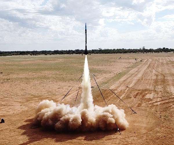 Successful test launch a giant leap for rocketry team