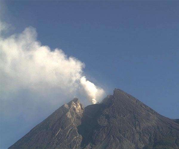 Indonesia's Merapi volcano erupts, covers villages in ash