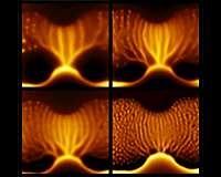 First direct observation and measurement of ultra-fast moving vortices in superconductors