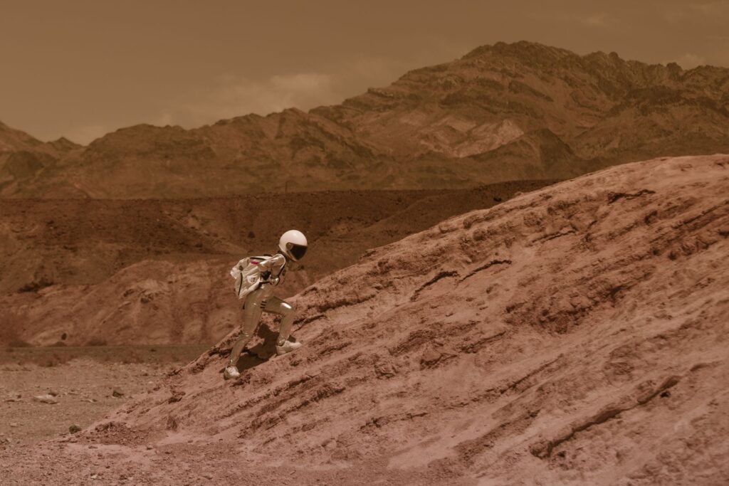 A Mars orbiter once caught a dust devil roughly 12 miles tall — about the length of Manhattan — twisting across the Red Planet